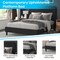 Flash Furniture Charcoal Queen Fabric Upholstered Platform Bed HG-3WPB21-Q03-Q-BK-GG - alternate 7